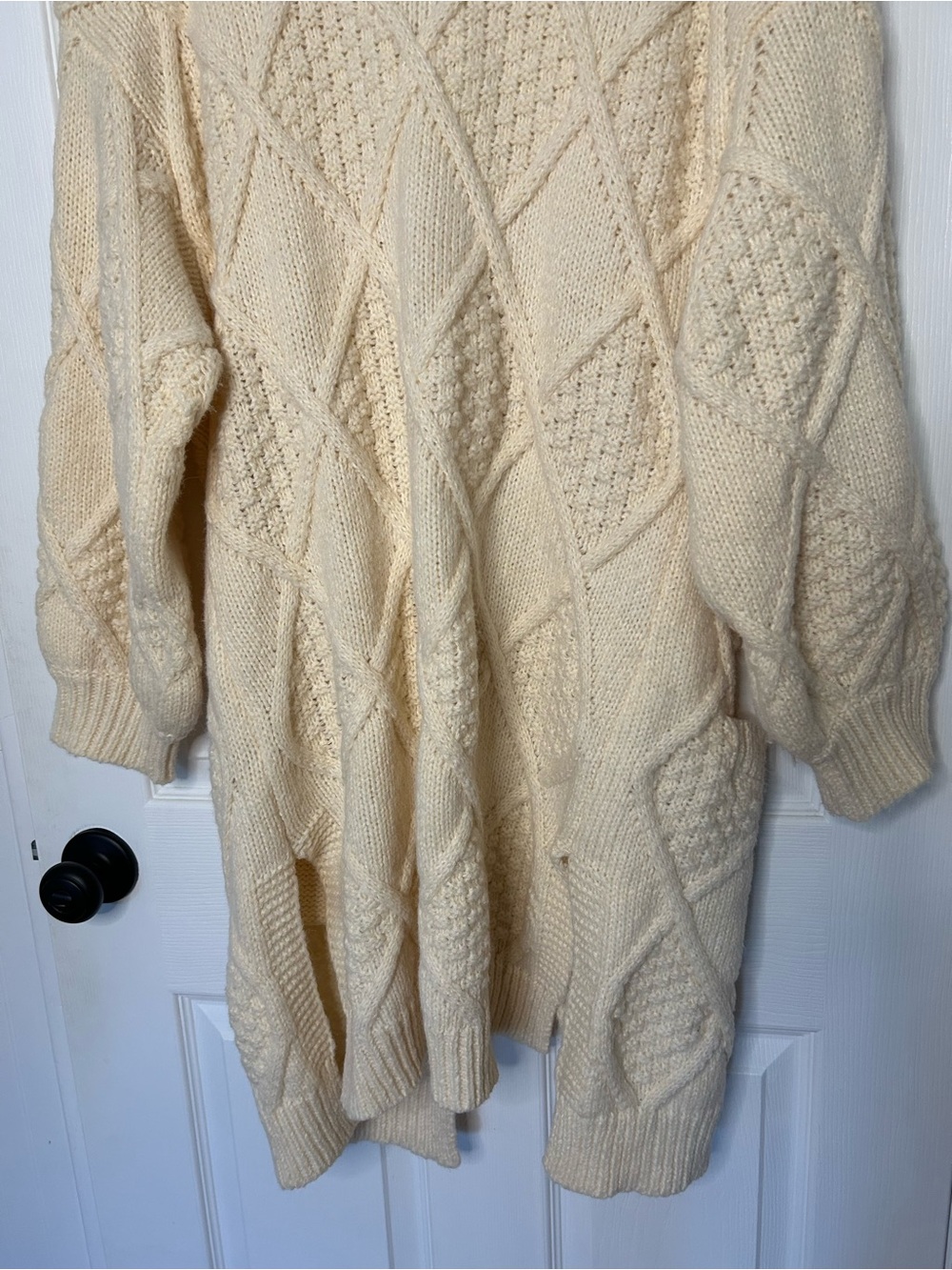 Altar’d State Mariana Cable Knit Cardigan Duster - Picture 14 of 16